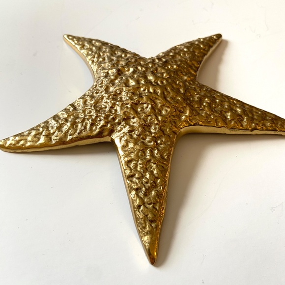 3 Vintage Brass Sea Shell Wall Art Nautical Ocean Wall Decor Beach House Retro - Picture 4 of 10